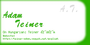 adam teiner business card